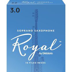 RIB1030 [ダダリオ リード ソプラノサックス用 ROYAL 硬さ：3.0/10枚入り]