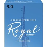 RIB1030 [ダダリオ リード ソプラノサックス用 ROYAL 硬さ：3.0/10枚入り]