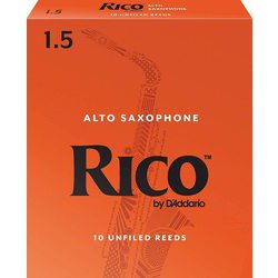 RJA1015 [ダダリオ リード アルトサックス用 RICO 硬さ：1.5/10枚入り]