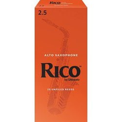 RJA2525 [ダダリオ リード アルトサックス用 RICO 硬さ：2.5/25枚入り]