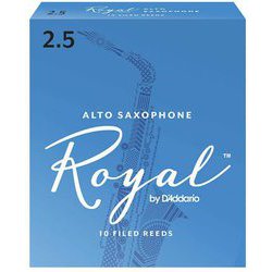 RJB1025 [ダダリオ リード アルトサックス用 ROYAL 硬さ：2.5/10枚入り]