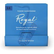 RKB0125-B25 [ダダリオ リード テナーサックス用 ROYAL 硬さ：2.5/25枚入り（個別包装）]