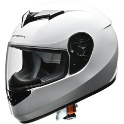フルフェイスヘルメット Mサイズ（57～58cm未満） PSC・SG・全排気量対応・ホルダーレスシールド・イヤーホール・収納袋・UVカット SF-12 Mサイズ ホワイト