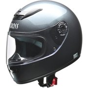フルフェイスヘルメット フリーサイズ(57~60cm未満) PSC・SG・全排気量対応・UVカット・開閉式ホルダーレスシールド・サイズ調整スポンジ付属 CR-715 ガンメタリック