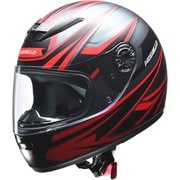フルフェイスヘルメット フリーサイズ(57~60cm未満) PSC・SG・全排気量対応・UVカット・開閉式ホルダーレスシールド・サイズ調整スポンジ付属・グラフィックモデル MODELLO マットガンメタ