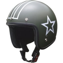 GRENVER スモールジェットヘルメット フリーサイズ （57～60cm未満） MAT.GR
