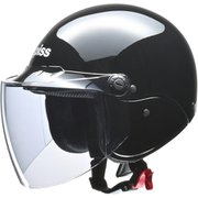 AP-603 セミジェットヘルメット フリーサイズ (57~60cm未満) ブラック