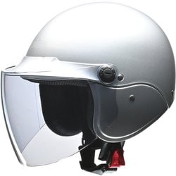 AP-603 セミジェットヘルメット フリーサイズ （57～60cm未満） シルバー