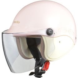 QJ-3 セミジェットヘルメット フリーサイズ （57～60cm未満） パール.PK