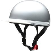 ハーフヘルメット CROSS(クロス) CR-740 フリーサイズ(57~60cm未満) PSC/SG 125cc以下用 シルバー