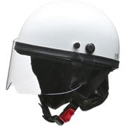ハーフヘルメット HARVE(ハービー) HS-2 フリーサイズ(57~60cm未満) PSC/SG 125cc以下用 シールド付き イヤーカバー付き ビジネスモデル ホワイト