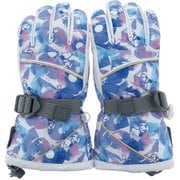 PEANUTS SNOOPYJR GROVE VSJG1010 サックス(SX) JLサイズ [スキー グローブ ジュニア]