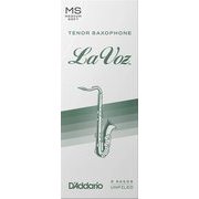 RKC05MS [ダダリオ リード テナーサックス用 LA VOZ 硬さ：Medium Soft/5枚入り]