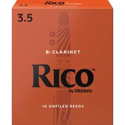 RCA1035 [ダダリオ リード Bbクラリネット用 RICO 硬さ：3.5/10枚入り]