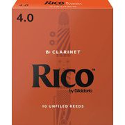 RCA1040 [ダダリオ リード Bbクラリネット用 RICO 硬さ：4.0/10枚入り]