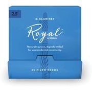 RCB0125-B25 [ダダリオ リード Bbクラリネット用 ROYAL 硬さ：2.5/25枚入り（個別包装）]