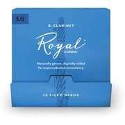 RCB0130-B25 [ダダリオ リード Bbクラリネット用 ROYAL 硬さ：3.0/25枚入り（個別包装）]