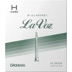 RCC10HD [ダダリオ リード Bbクラリネット用 LA VOZ 硬さ：Hard/10枚入り]