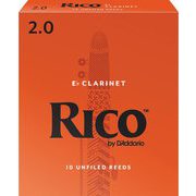 RBA1020 [ダダリオ リード Ebクラリネット用 RICO 硬さ：2.0/10枚入り]