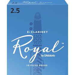 RBB1025 [ダダリオ リード Ebクラリネット用 ROYAL 硬さ：2.5/10枚入り]