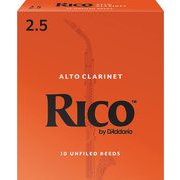 RDA1025 [ダダリオ リード アルトクラリネット用 RICO 硬さ：2.5/10枚入り]
