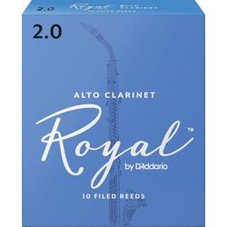 RDB1020 [ダダリオ リード アルトクラリネット用 ROYAL 硬さ：2.0/10枚入り]