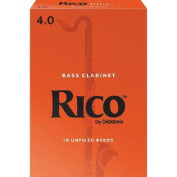 REA1040 [ダダリオ リード バスクラリネット用 RICO 硬さ：4.0/10枚入り]
