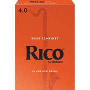REA1040 [ダダリオ リード バスクラリネット用 RICO 硬さ：4.0/10枚入り]