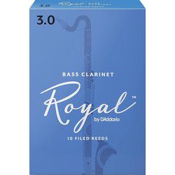 REB1030 [ダダリオ リード バスクラリネット用 ROYAL 硬さ：3.0/10枚入り]