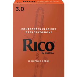 RFA1030 [ダダリオ リード コントラバスクラリネット用 RICO 硬さ：3.0/10枚入り]