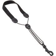 ダダリオ ストラップ テナー&バリトンサックス用 Fabric Neck Strap スナップフック パッド入り カラー:Black SLA13