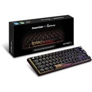 PowerColor × Ducky コラボレーション ゲーミングキーボード DKON1967ST-KUSPDAZTKP（茶軸）
