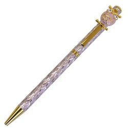 ROYAL ARDEN （ロイヤルアーデン） スワロフスキークリスタルボールペン フクロウ1 ピンク 65256