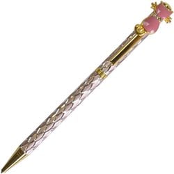 ROYAL ARDEN （ロイヤルアーデン） スワロフスキークリスタルボールペン ネコ1 ピンク 65303