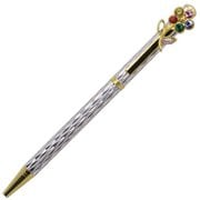ROYAL ARDEN (ロイヤルアーデン) スワロフスキークリスタルボールペンカラフルフラワー ピンク 65572