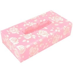 ROYAL ARDEN （ロイヤルアーデン） アクリルティッシュBOXケース スウィートピンクローズ 58771
