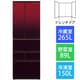 冷蔵庫 （504L・フレンチドア） 6ドア プラズマクラスター 除菌機能 グラデーションレッド SJ-GK50J-R