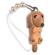 DN-3001 [Dog 92 ビーズストラップ Dachshund ダックス / レッド]