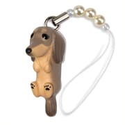 DN-3002 [Dog 92 ビーズストラップ Dachshund ダックス / チョコレートタン]