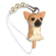 DN-6001 [Dog 92 ビーズストラップ Chihuahua スムースコートチワワ / フォーンホワイト]