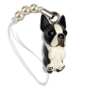 DN-9003 [Dog 92 ビーズストラップ Boston Terrier ボストンテリア / ブラックブリンドル]