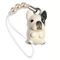DN-1504 [Dog 92 ビーズストラップ French Bulldog フレンチブルドッグ / パイド]