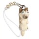 DN-2802 [Dog 92 ビーズストラップ Siberian Husky シベリアンハスキー / レッドホワイト]