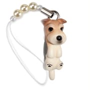 DN-3501 [Dog 92 ビーズストラップ Wire Fox ワイヤーフォックステリア / トライカラー]