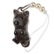 DN-4201 [Dog 92 ビーズストラップ Kai 甲斐犬 / 黒虎]