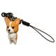 MA-7001 [お犬様 vol.1 松葉紐ストラップ プチコード Corgi コーギー / レッドホワイト]