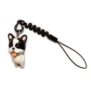 MA-1501 [お犬様 vol.1 松葉紐ストラップ プチコード French Bulldog フレンチブルドッグ / パイド]