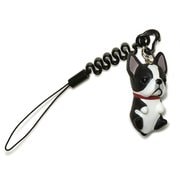 MA-9003 [お犬様 vol.1 松葉紐ストラップ プチコード Boston Terrier ボストンテリア / ブラックブリンドル]