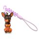MS-2303 [お犬様 vol.2 松葉紐ストラップ プチコード Miniature Pinscher ミニチュアピンシャー / ブラックタン]
