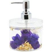 ソープディスペンサー パープル 水中花 58726